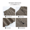 Women's Drawstring Utility Skirt - Casual Long Skirt for Summer