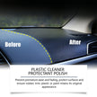 RAYHONG Car Plastic Refurbishing Agent — Dashboard Polish, Stain Remover & Interior Care (100ml)