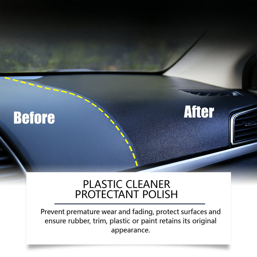 RAYHONG Car Plastic Refurbishing Agent — Dashboard Polish, Stain Remover & Interior Care (100ml)