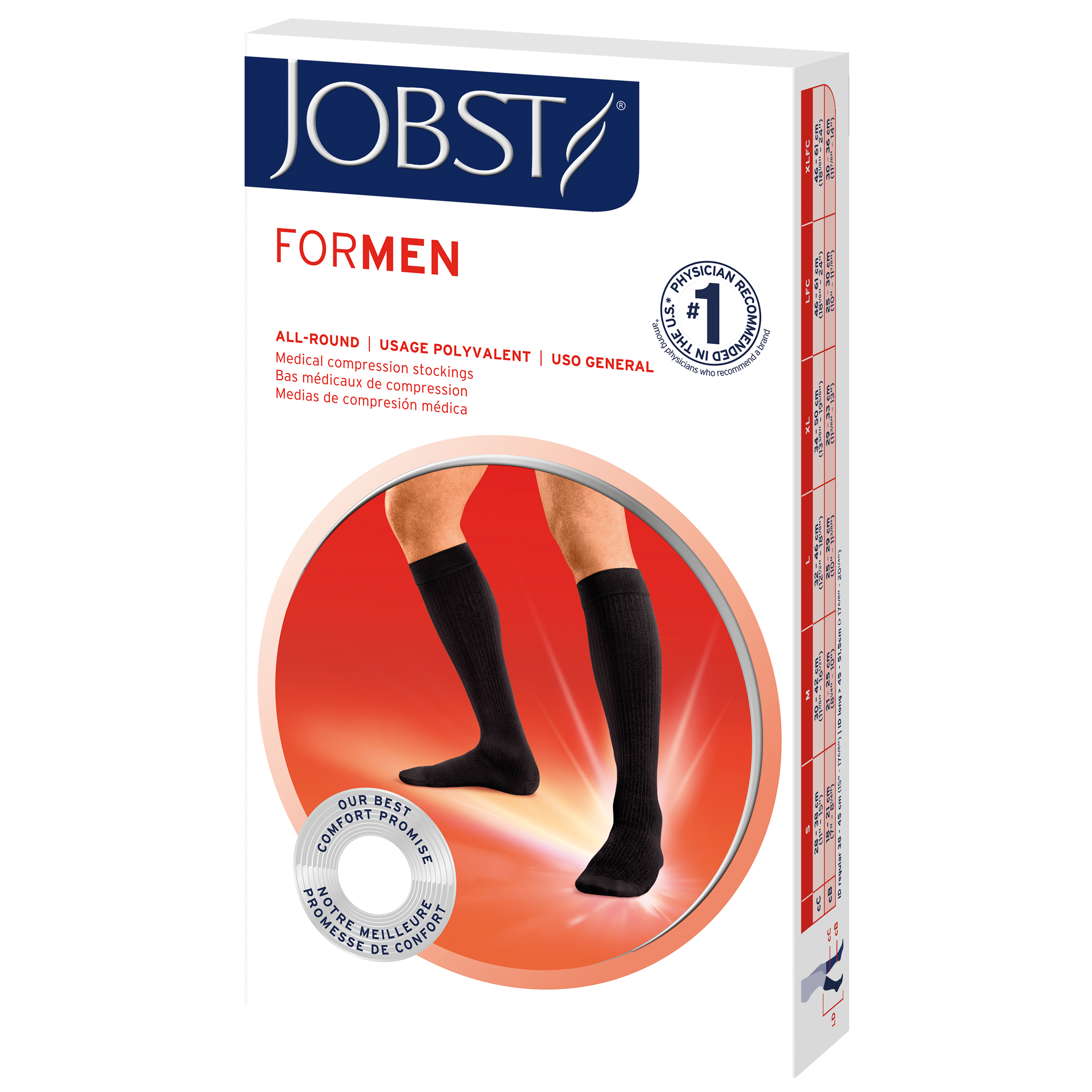 JOBST forMen 20-30 mmHg Knee High