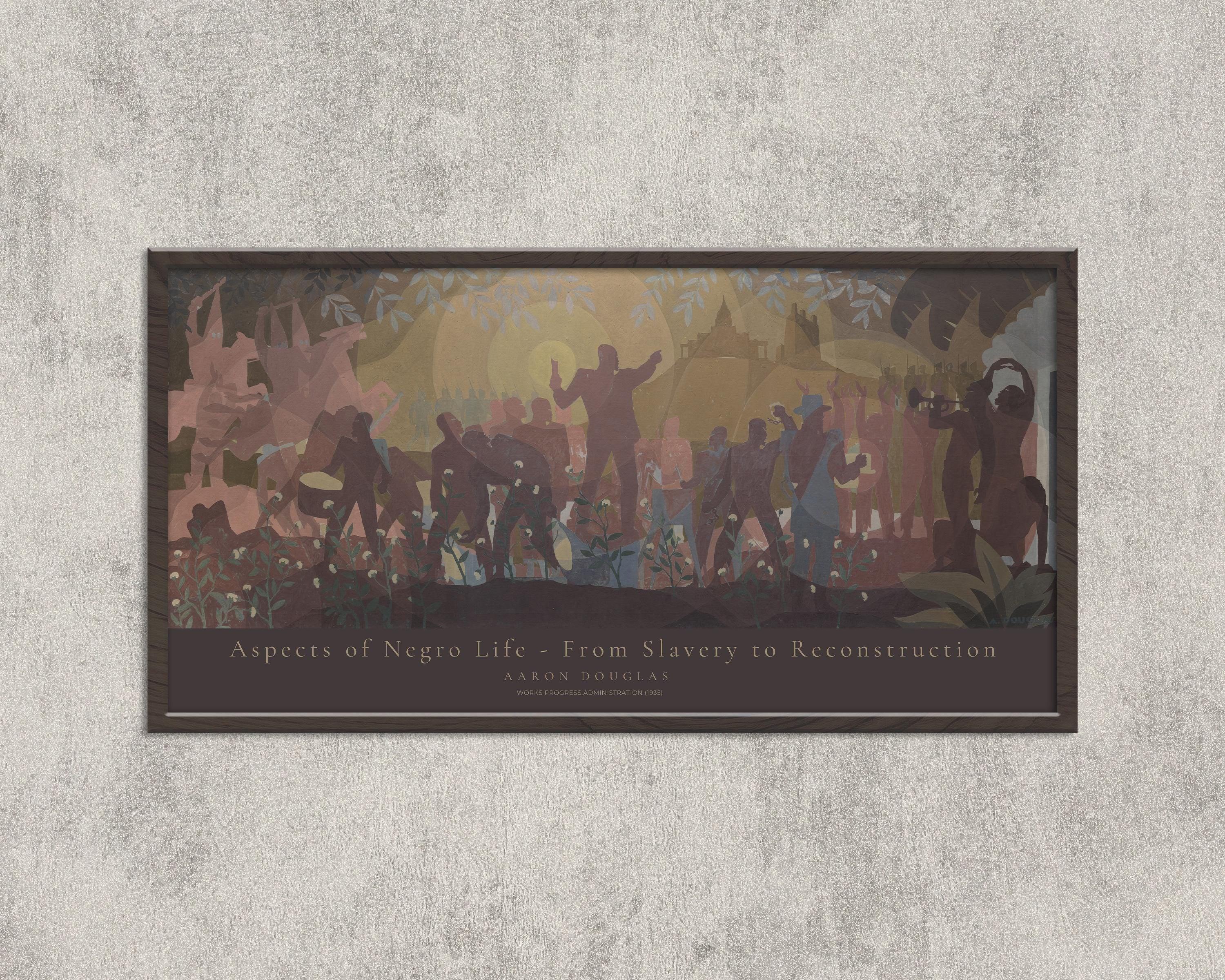 Aaron Douglas Print: Harlem Renaissance Art, African American History