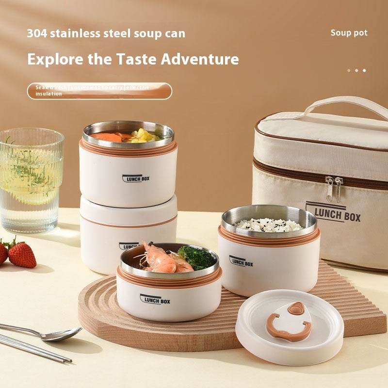 304 Stainless Steel Insulated Lunch Box Lunch Container