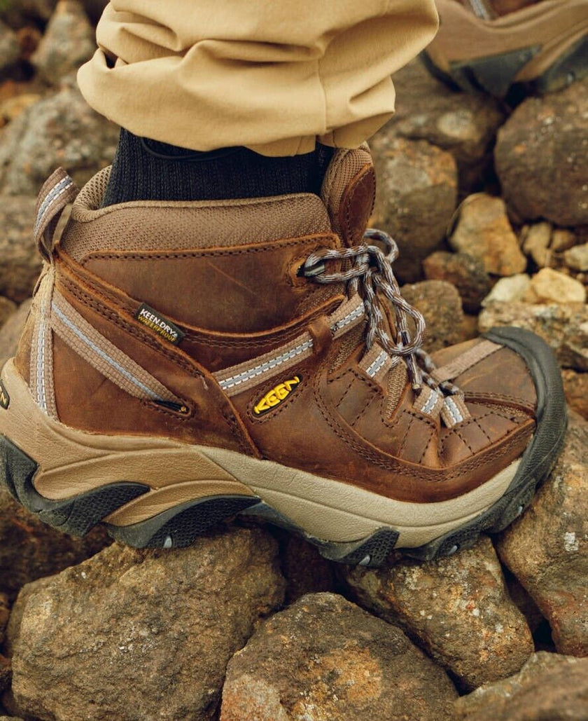 Keen Women's Targhee II Mid WP Leather Classic Hiking Boots Size 10 US