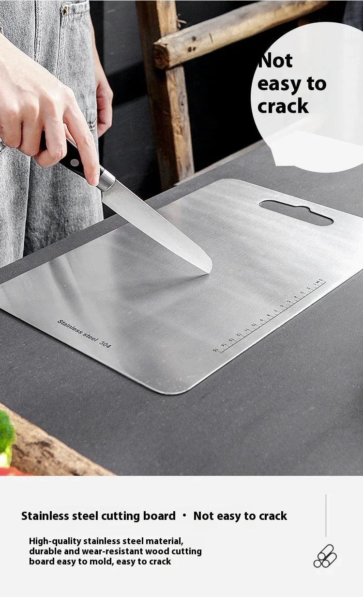 Household Stainless Steel Cutting Board Cut Vegetables