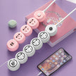 USB Power Strip Extension Cord, 3 or 4 Outlets, 1.8m or 2.8m, White and Pink