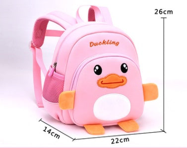 Cute Animal Kids Anti-Lost Neoprene Backpack – Kindergarten School Bag for Toddlers (9 Styles)
