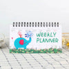 Cartoon tearable week planner