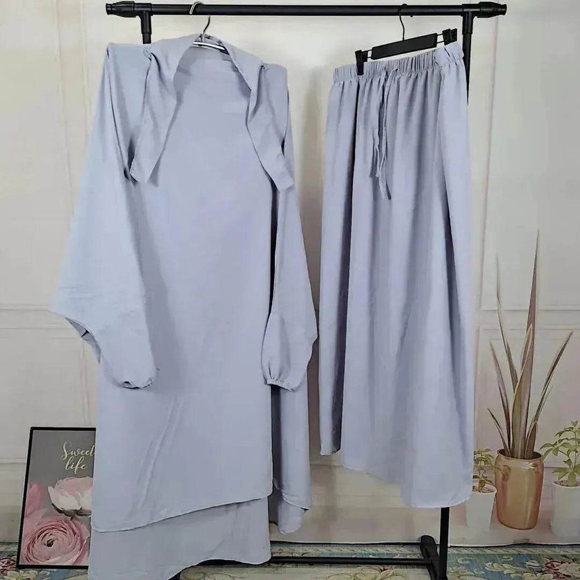 Casual  Plain Umrah and Haji Abaya Robe Dress for ArabArab Middle East Women