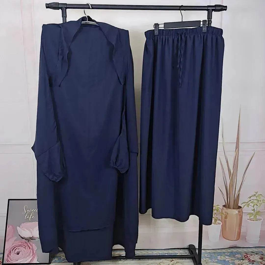 Casual  Plain Umrah and Haji Abaya Robe Dress for ArabArab Middle East Women