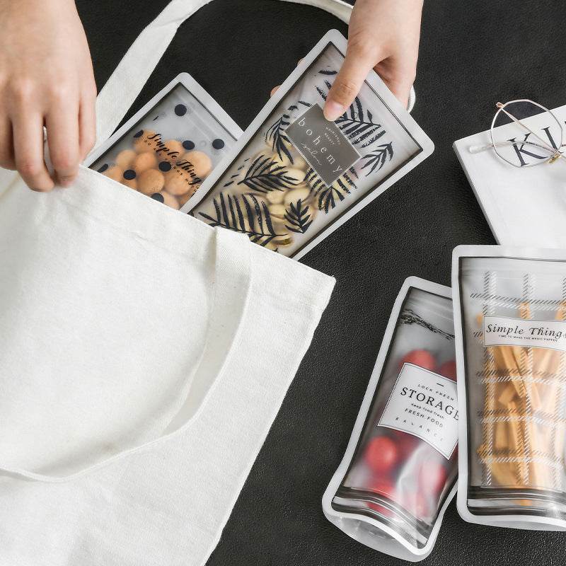 Food Storage Bag Reusable Ziplock Bags Cookie seal Bag