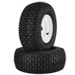 Lawn Mower Tires With Rim, 16x6.5-8' Tubeless Tractor Tires, 2-Pack Tire And Wheel Assembly, Turf Pneumatic Tires, 3' Offset Hub, 3/4' Bushing Size, 16 PCS Adapters For Riding Mower Lawn Tractor