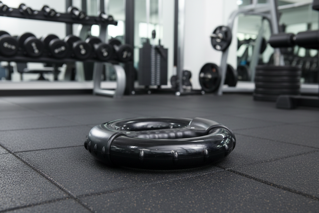 Centrifugal Power Ring Trainer – Portable Full-Body Fitness Device | Black