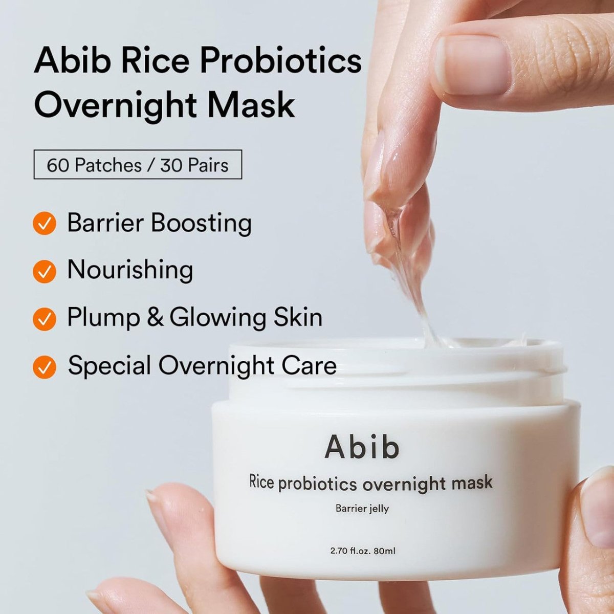 Abib Rice Probiotics Overnight Mask - Barrier Jelly 80ml