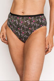 Culotte taille haute régulière - Fleuri