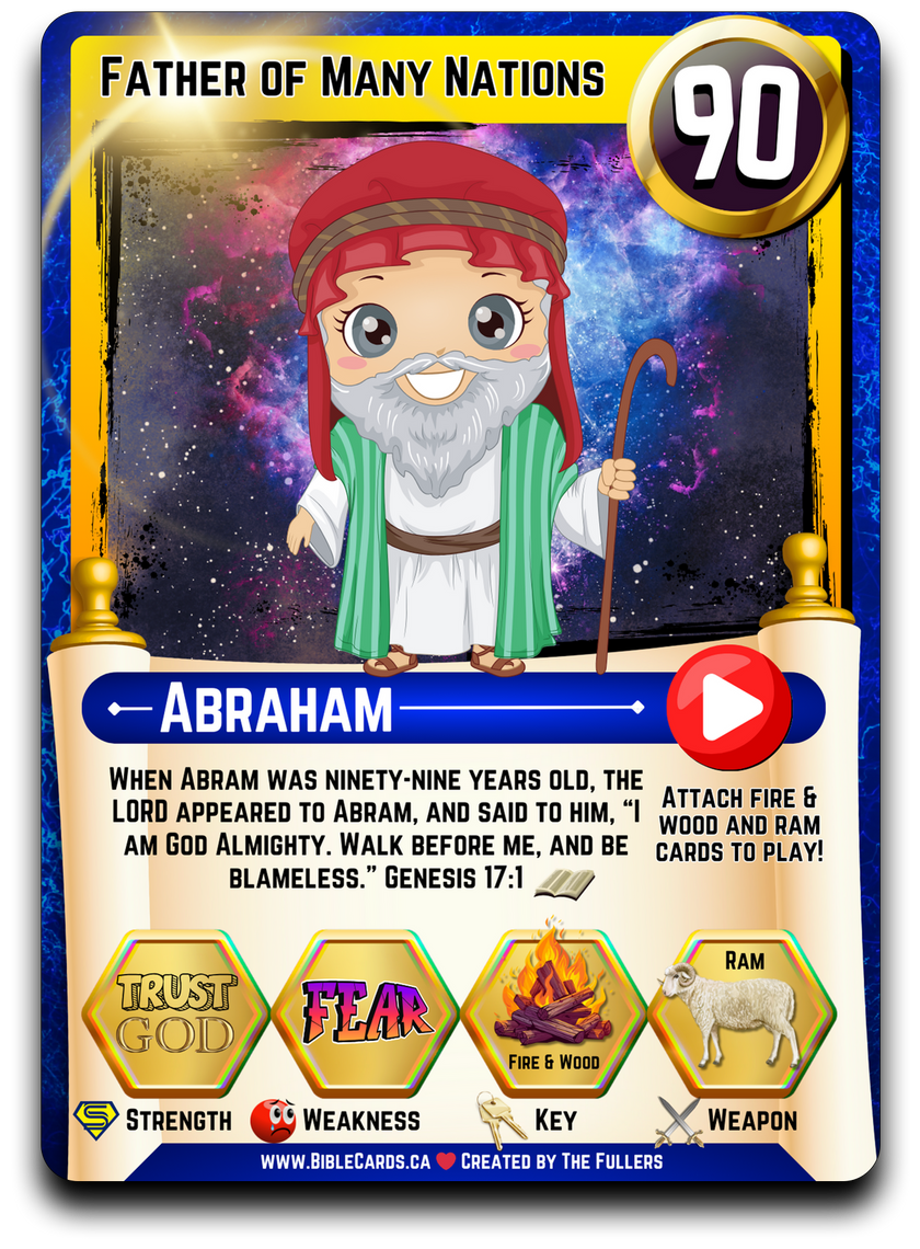 Generations Edition Bible Cards - Pack of 23 Trading Cards