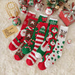 Coral Fleece Stockings Cartoon Thermal Christmas Room Socks