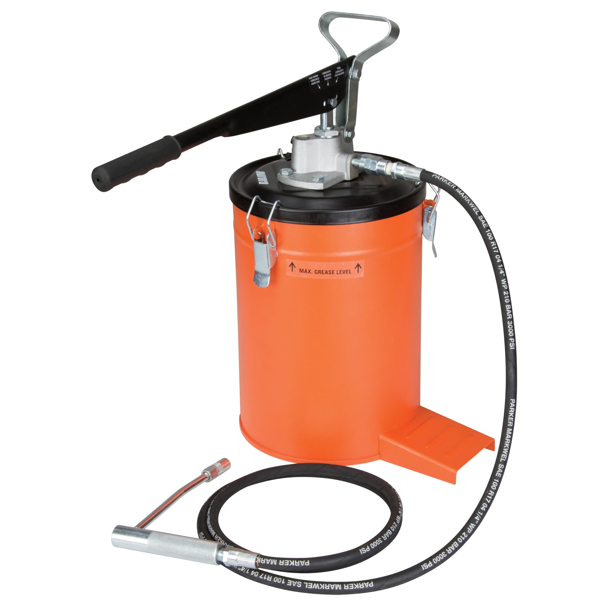 Bucket Greaser, Steel