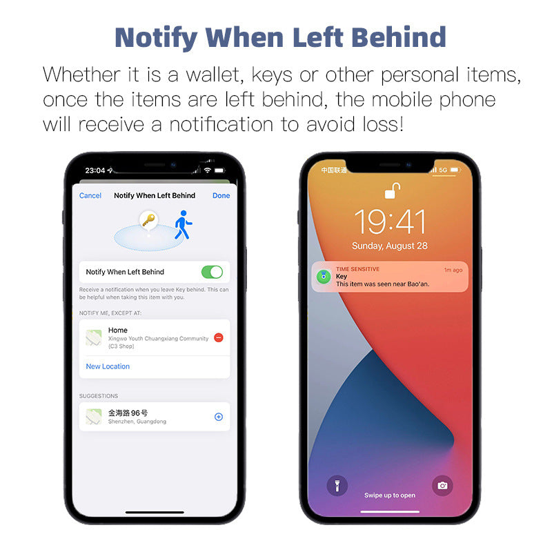 Bluetooth Anti-Loss Tracker with Keychain