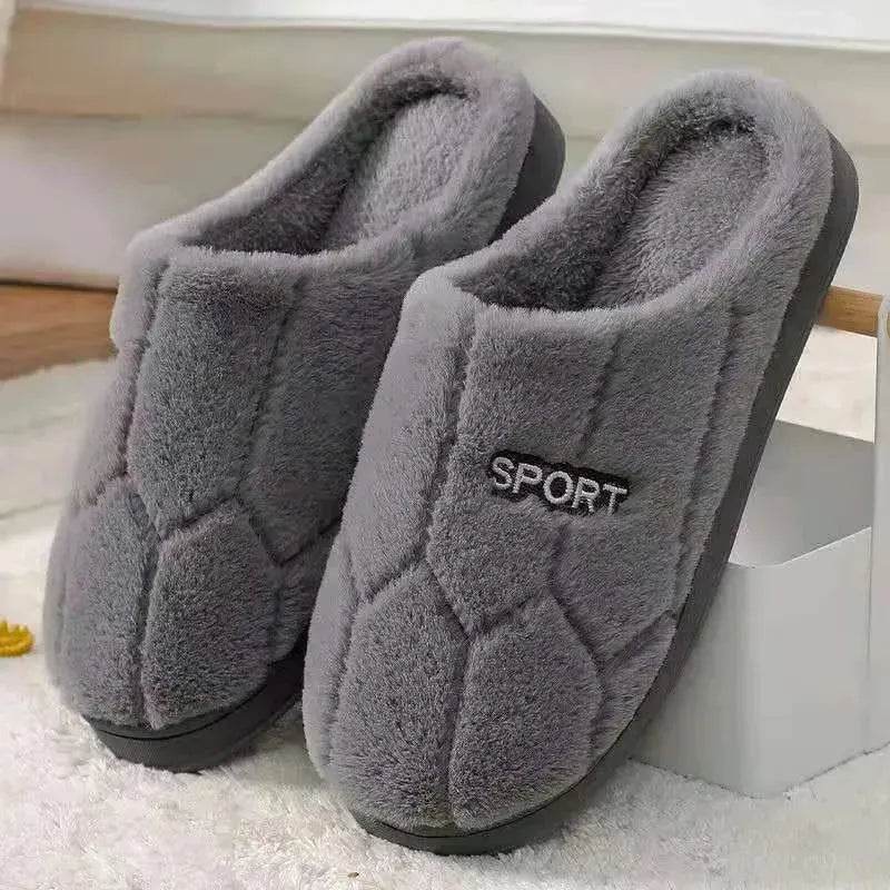 Winter Non-slip Plus Velvet Cotton Slippers