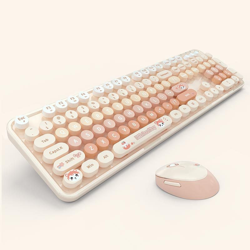 Wireless Keyboard and Mouse Set – Colorful Ergonomic Combo for Home and Office Canada