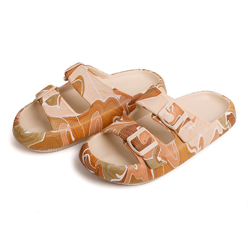Women's Thick-Sole EVA Sandals & Slippers – Massage, Breathable, Indoor/Outdoor (Sizes 35–45)