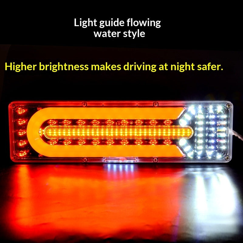 24V Universal Truck Rear Light Assembly – Multicolor LED Tail Light for Trucks Canada