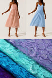 Floral Cotton Blend Lace Fabric: 54
