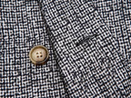 Men's Slim Fit Plaid Double-Breasted Blazer – Business Casual Jacket (2 Colors, S–XXXL)