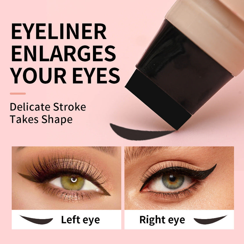 SHEDOES Stamp Eyeliner Pen – Waterproof Seal Liner, Black & Brown, 2ML