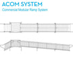 A*Com Modular Aluminum Wheelchair Ramp Kits with Turns | Commercial Canada