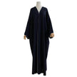 Acrylic Casual Cardigan Plus Size Robe Abaya Dress for Arab Dubai Turkey Middle East Women