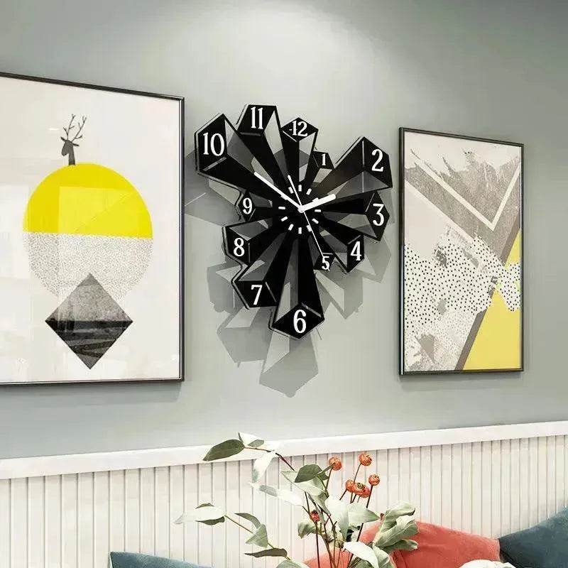 Acrylic Modern and simple silent Decor wall clock