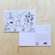 Cartes postales à colorier (paquet de 5)