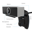 1080P USB Webcam with Autofocus, 60° Wide Angle and Built-In Microphone