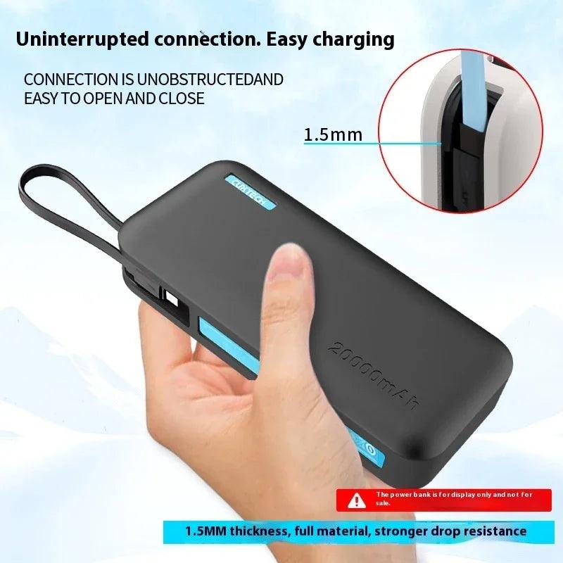 Electric Energy Block 20000 MA Silicone Protective Cover Power Bank
