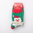 Winter Christmas Stockings Women's Thickened Bow Long Tube Fleece-lined