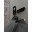 Men's British-Style Slip-On Leather Loafers – Height-Increasing Option, Sizes 38–46