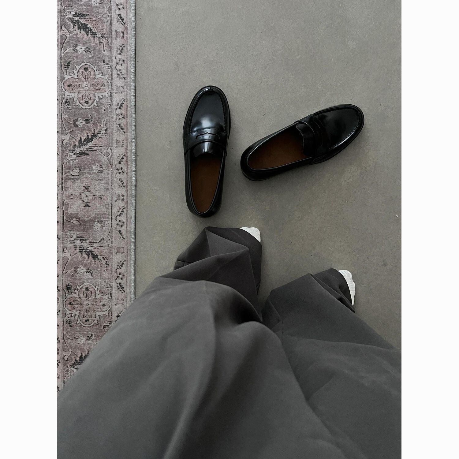 Men's British-Style Slip-On Leather Loafers – Height-Increasing Option, Sizes 38–46