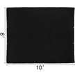 8 X 10 Ft Welding Blanket Black Fiberglass Blanket Portable Fiberglass Fire Retardant Blanket Welding Mat Welding Fireproof Thermal Resistant Insulation With Carry Bag