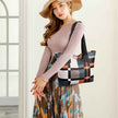 Fashion Women's Shoulder Handbag Plaid
