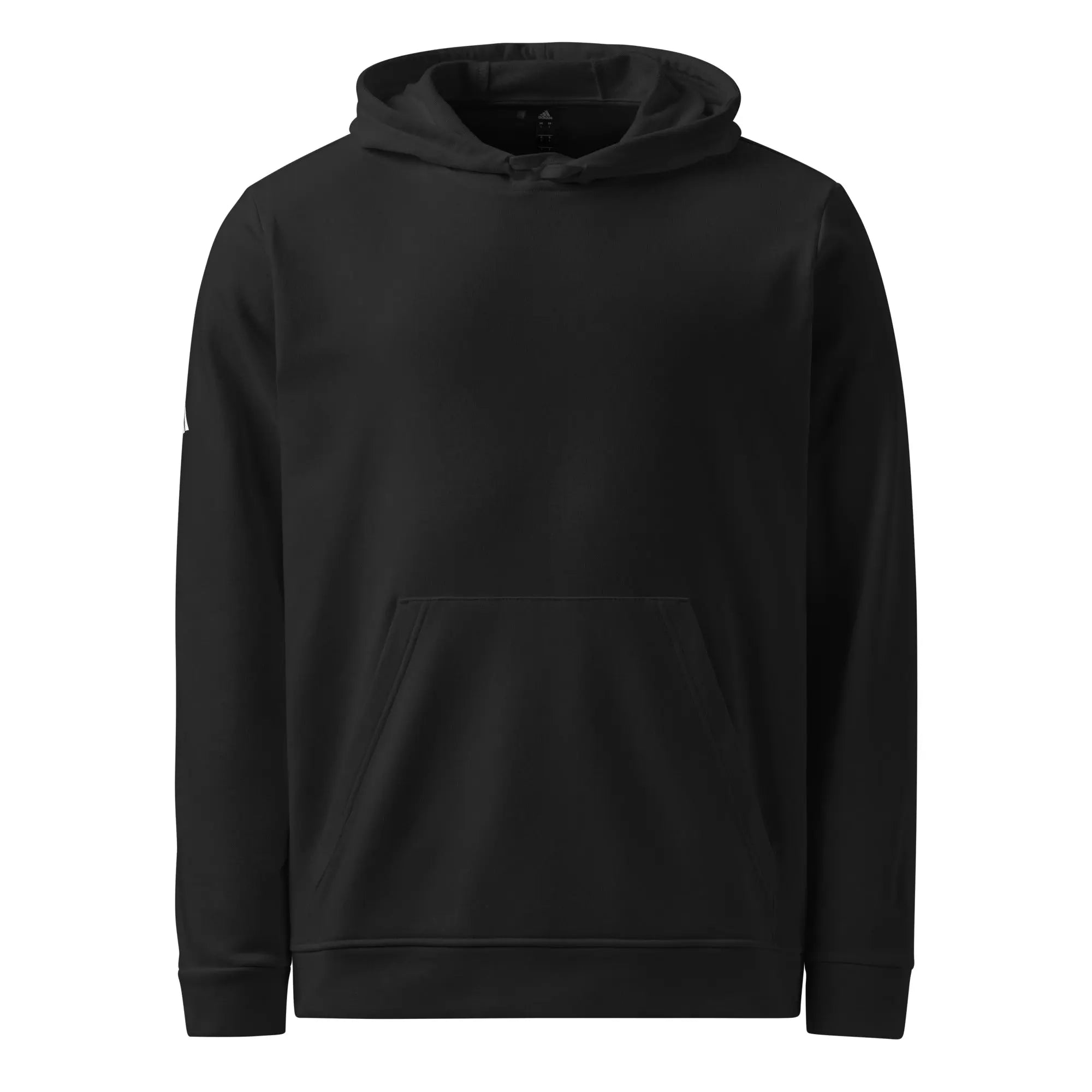 adidas fleece hoodie - glitchy smiley face