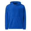 adidas fleece hoodie - glitchy smiley face