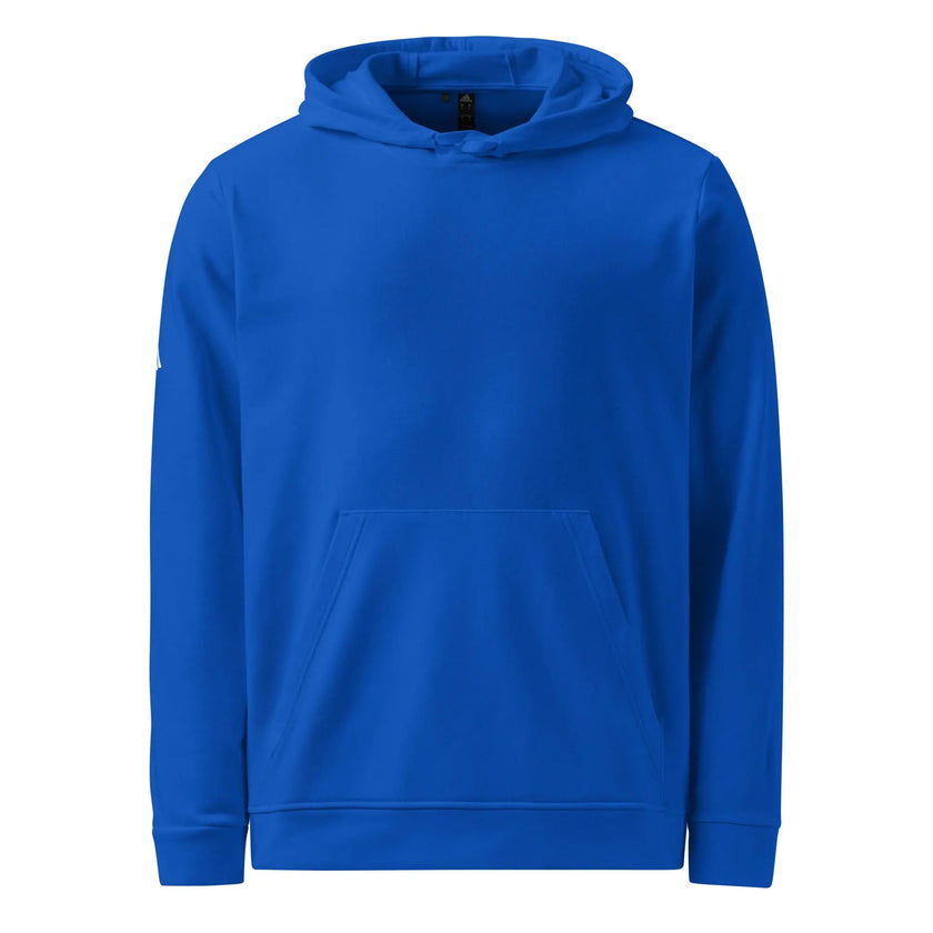 adidas fleece hoodie - glitchy smiley face