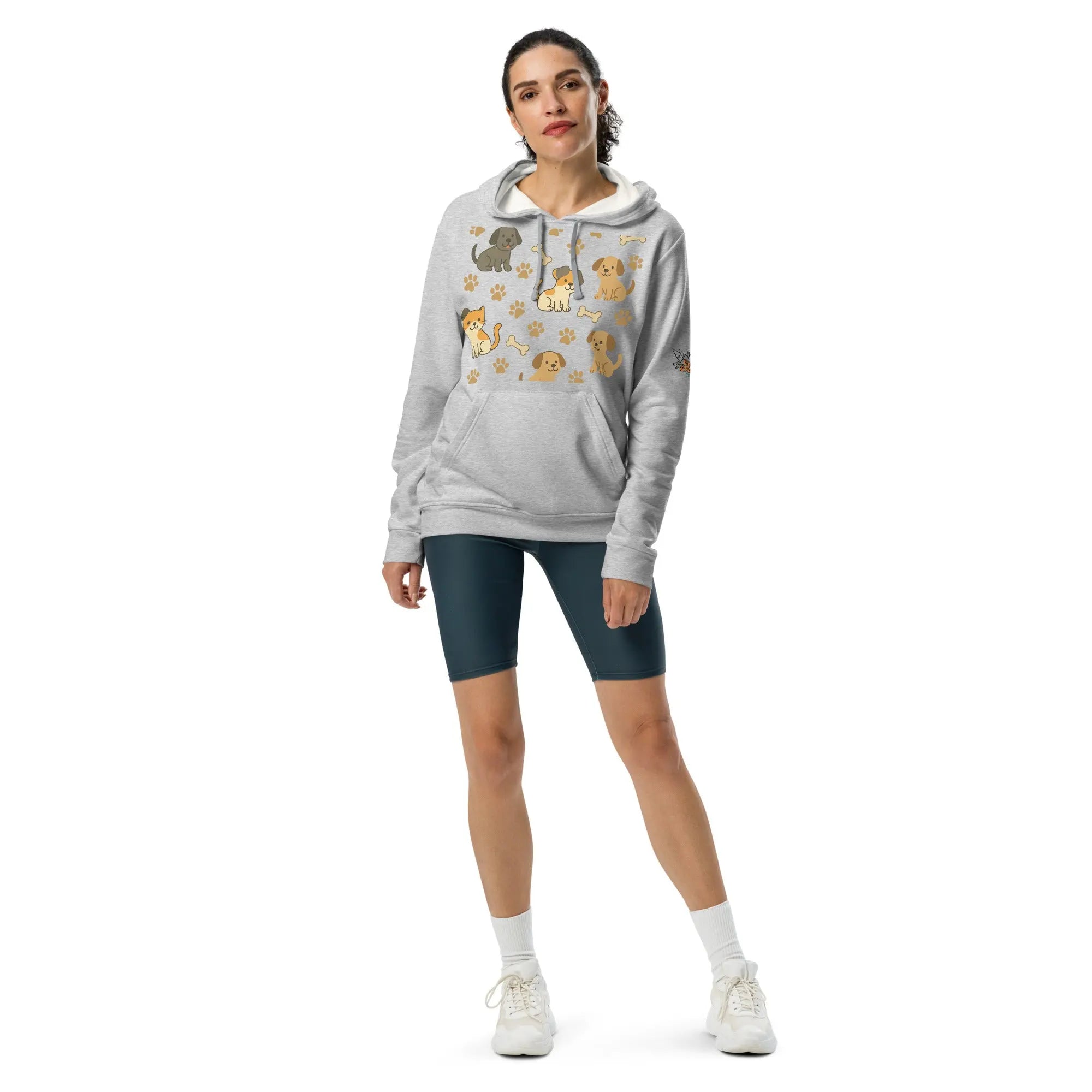 adidas fleece hoodie (Puppie Edition)
