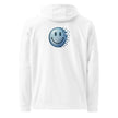 adidas fleece hoodie - glitchy smiley face