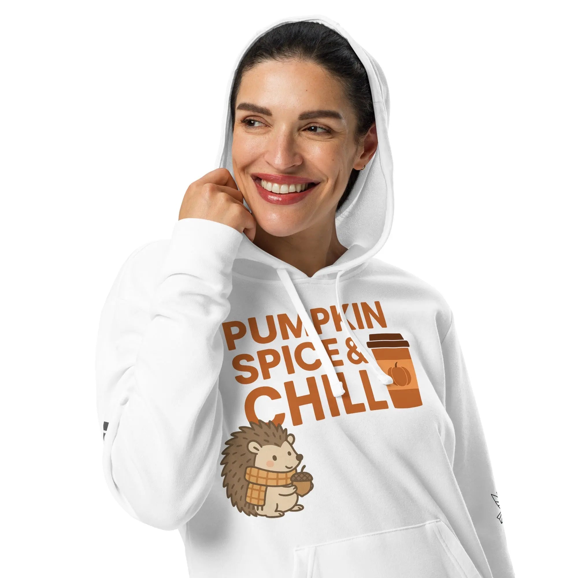 adidas fleece hoodie (orange)