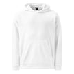 adidas fleece hoodie - glitchy smiley face