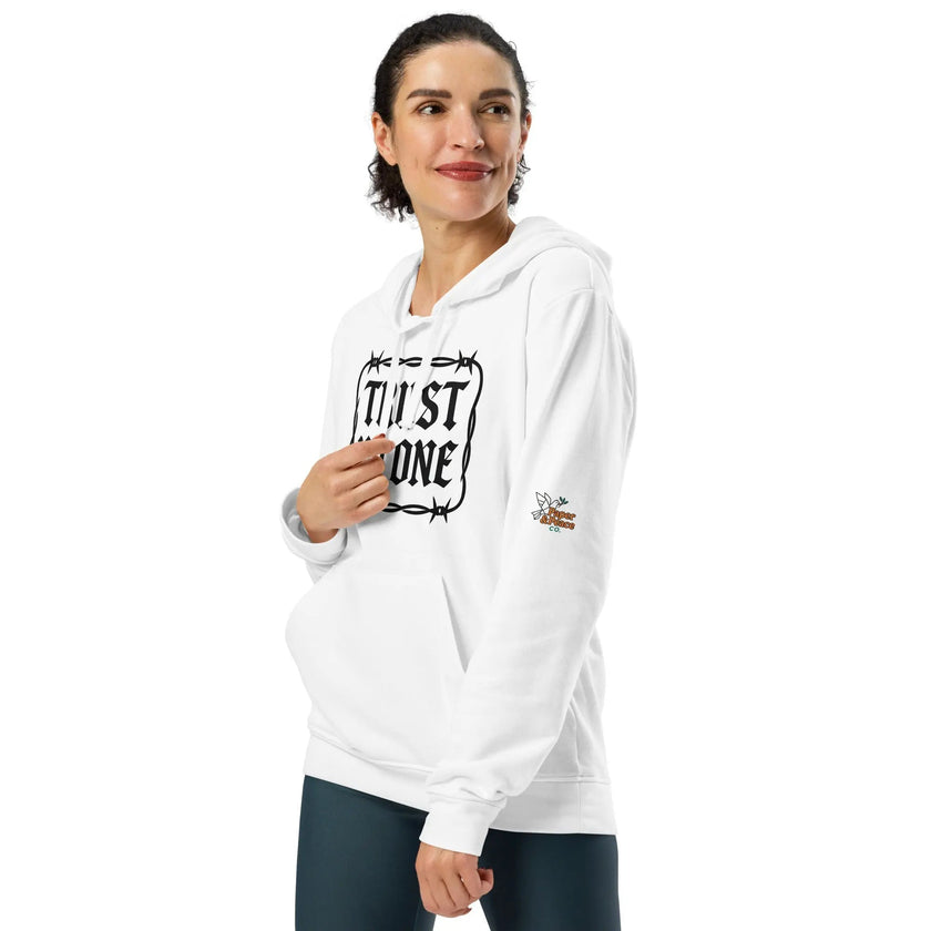 adidas fleece hoodie(NO TRUST ) Edition