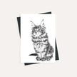 Adorable Cat - greeting card