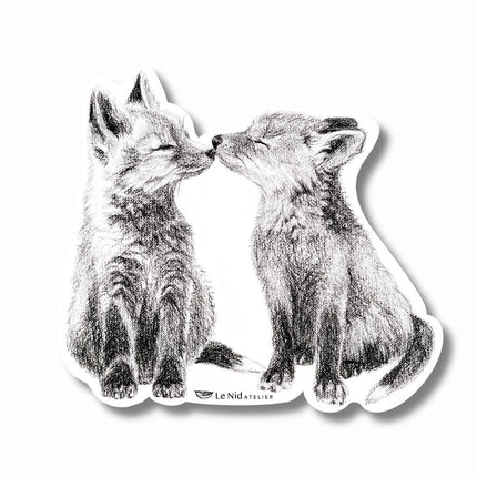Adorable Foxes Magnet